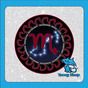 Scorpion PNG signe symbole zodiaque horoscope astrologie sublimation téléchargement imprimable bricolage cadeau d'anniversaire ou carte usage commercial