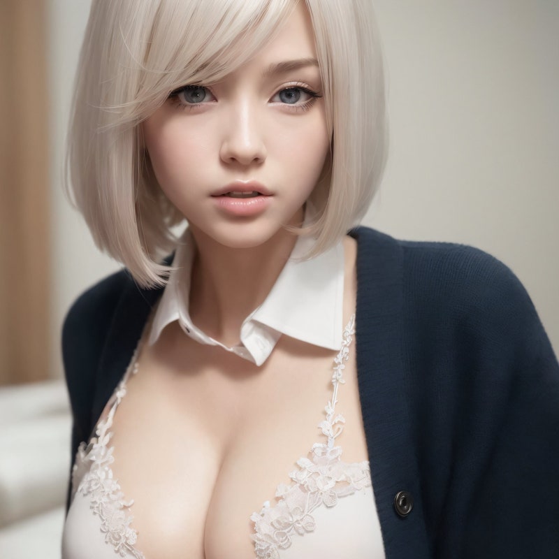 16 Blonde Brunet Sexy Young Female Goddess Big Nice Hair AI Lookbook Girl Pics to download