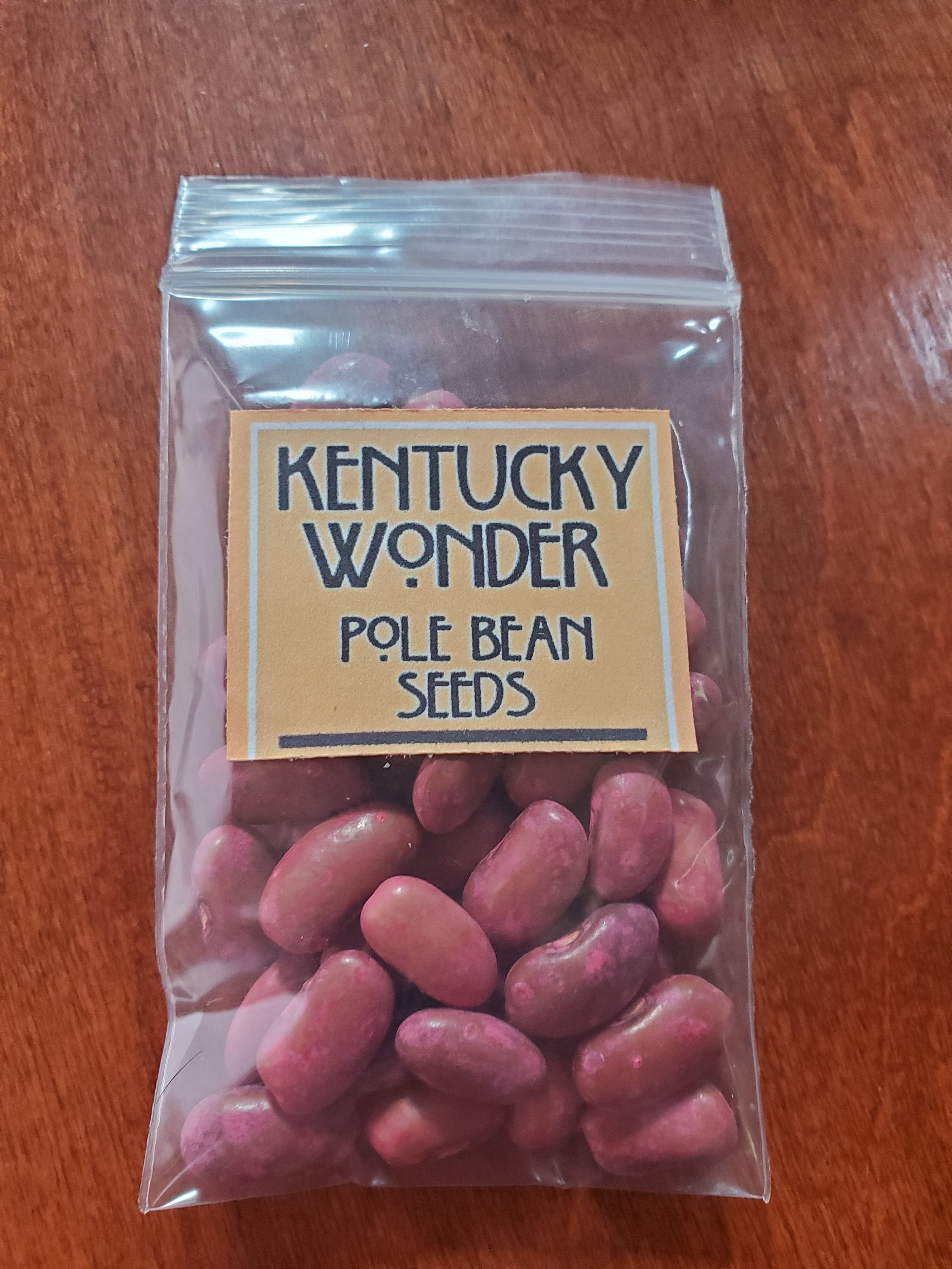 Pole Bean Seeds / Kentucky Wonder / 25 Seeds / U S A / Missouri Seller