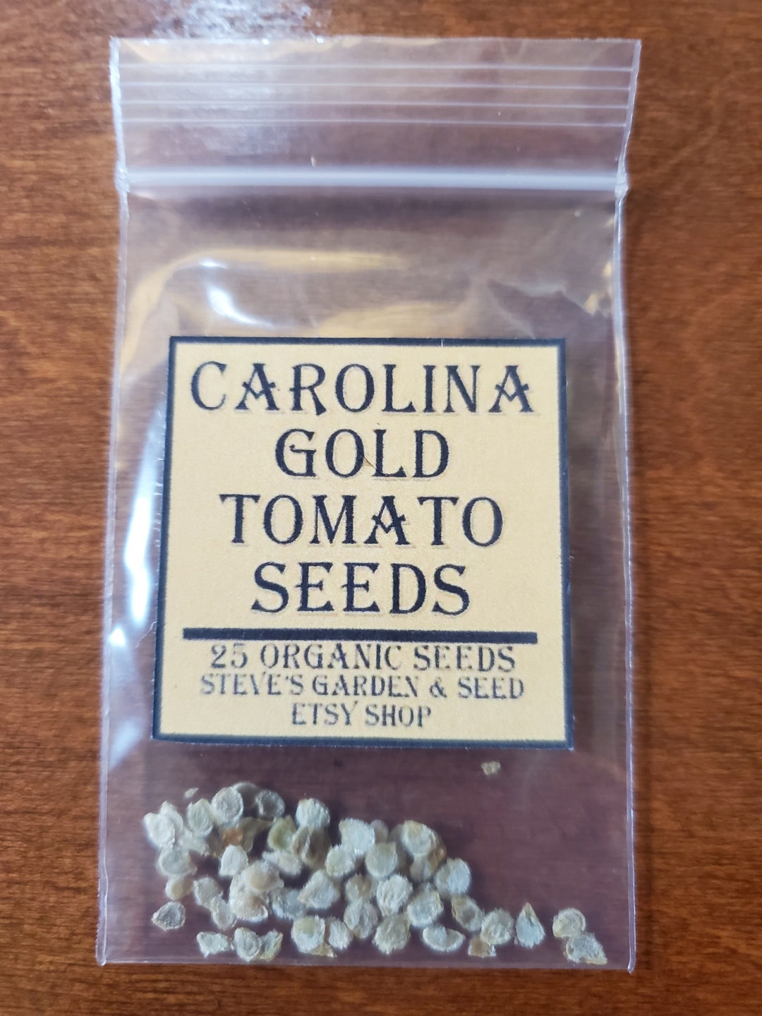 CAROLINA GOLD Tomato Seeds / 25 Seeds / U S A / Missouri Seller Organic