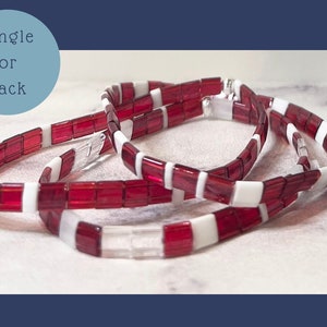 Valentines Day Bracelet-Valentines Day Jewelry-Valentines Gift for Her-Valentines Jewelry-Valentines Jewelry for Her-Red Pink White Bracelet