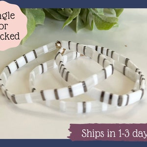 Tila Bracelet|Tile Bracelet|Bracelets for Women|Tile Bracelet for Women|Tila Bead Bracelet|Glass Tile Bracelet|Tile Bracelet StackTila Beads