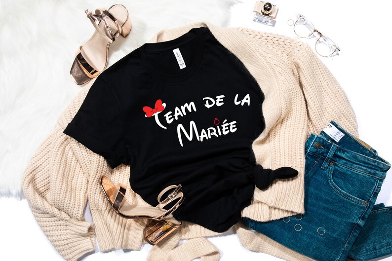 T-shirt Femme future mariée Team de la mariée t-shirt - Etsy France