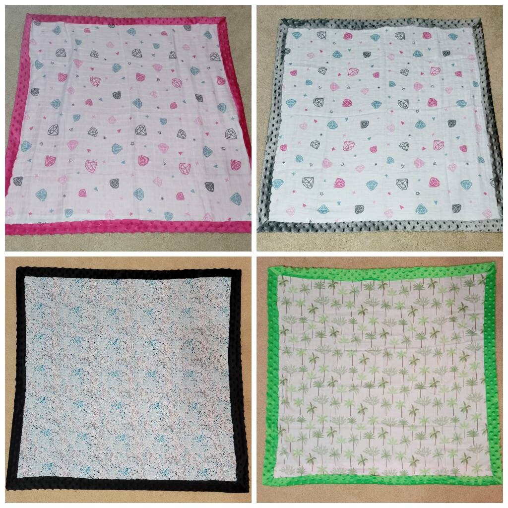 Custom Baby Blanket Build Your Own Baby Blanket Minky Baby Etsy