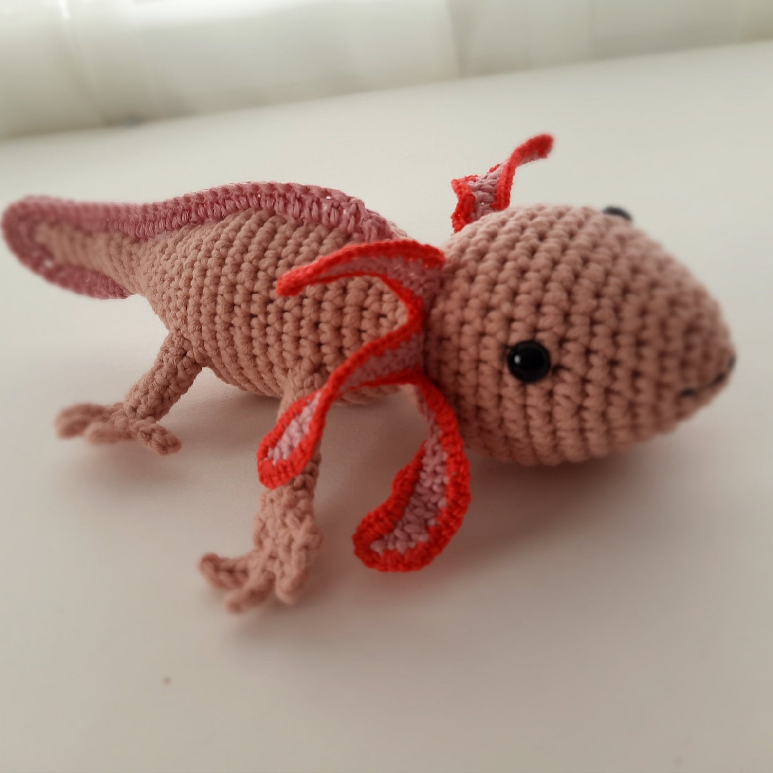 Crochet Axolotl / Cute Gift Axolotl Plush / Little Axolotl | Etsy