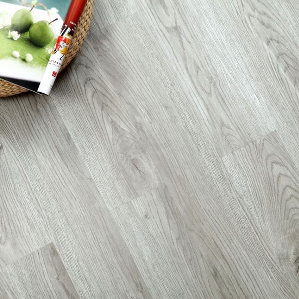 EasyFloor Self adhesive PVC Floor Planks Washed Grey Color  Cover 5 sqm  (53.82 sqft) per Pack