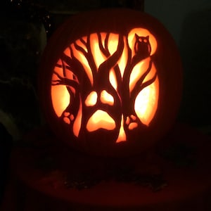 Haunted Forest Carving Pattern