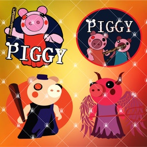 Zom Piggy Svg Piggy Svg Piggy Roblox Svg Piggy Horror Etsy
