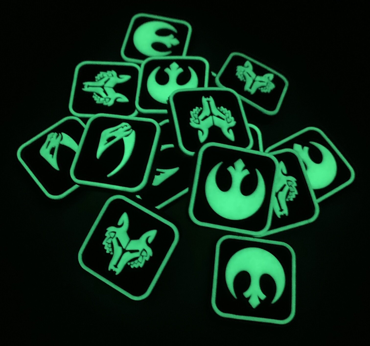 Glowinthedark Star Wars Mini PVC Ranger Eye Patches Etsy