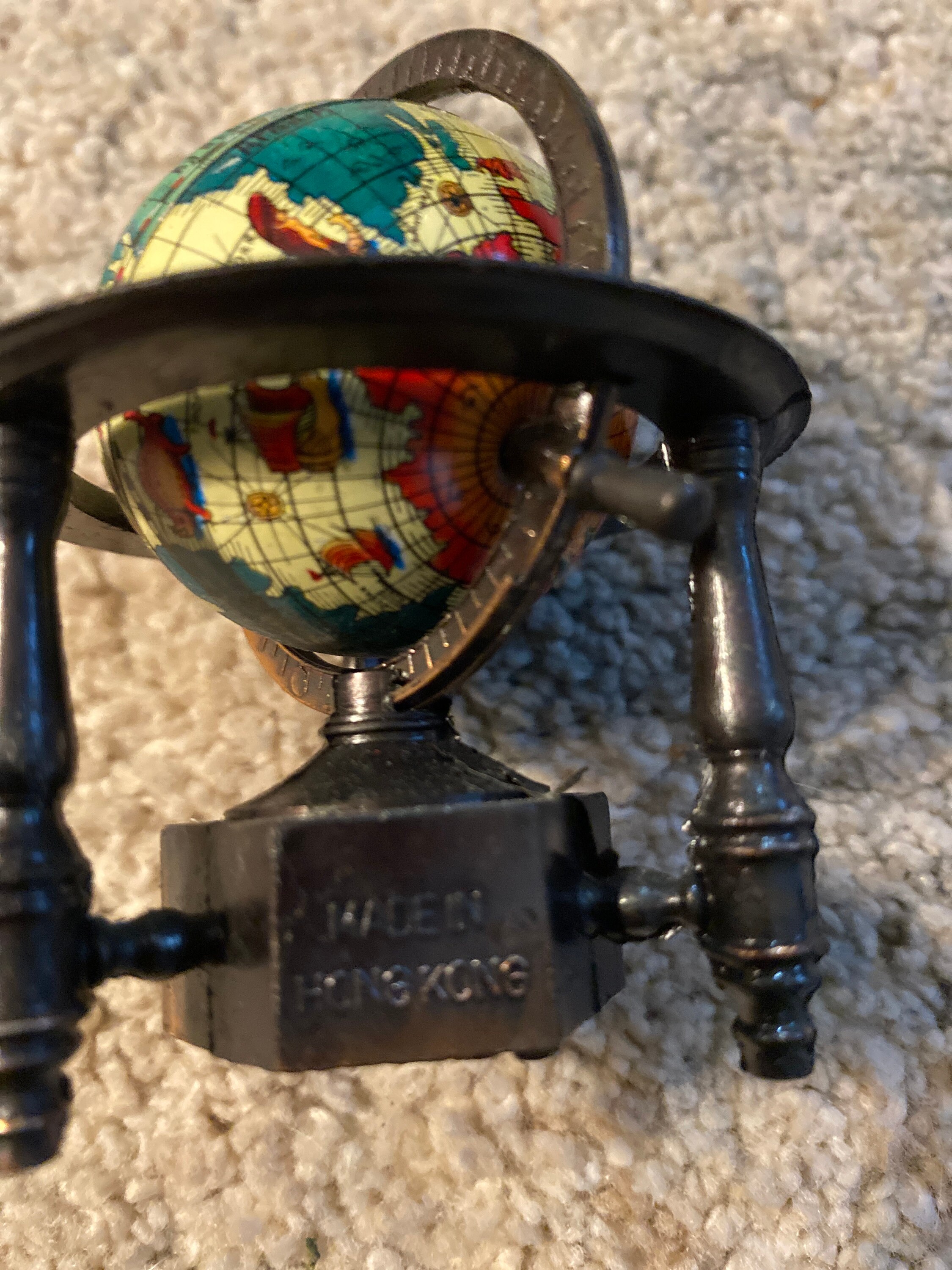 Vintage Globe Pencil Sharpener Made in Hong Kong Etsy