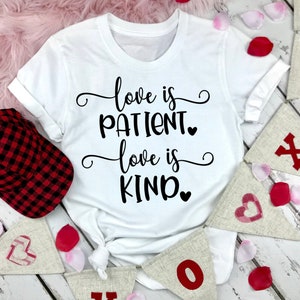 El amor es paciente svg, el amor es amable svg, el amor Cricut, el amor Silueta, los votos matrimoniales svg, el amor svg