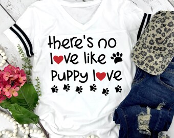 Puppy Love SVG: Valentine's Day Cricut Silhouette (Digital Download)