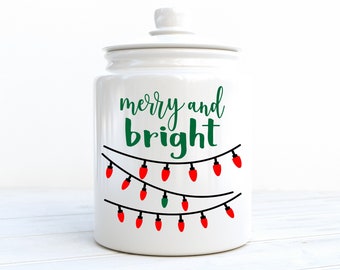 Merry Christmas Lights SVG: Cricut Silhouette Cut File (Digital Download)