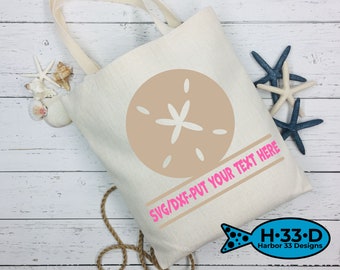 Sand Dollar Monogram SVG: Beach Theme (Digital Download)