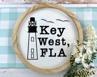 Key West Lighthouse SVG: Cricut & Silhouette Iron-On (Digital Download)