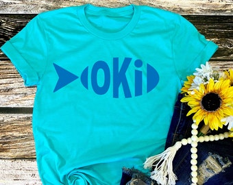 Oak Island fish svg, Oak Island NC, Oak Island iron-on, fish svg, Oak Island Cricut