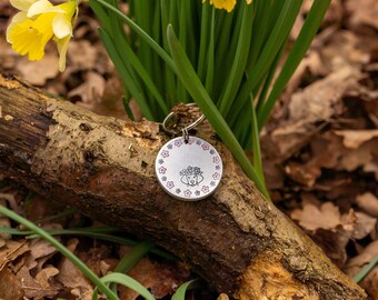 Spring dog tag