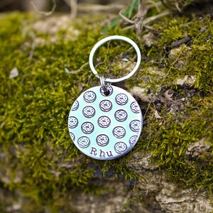 Snack Obsessed dog tag