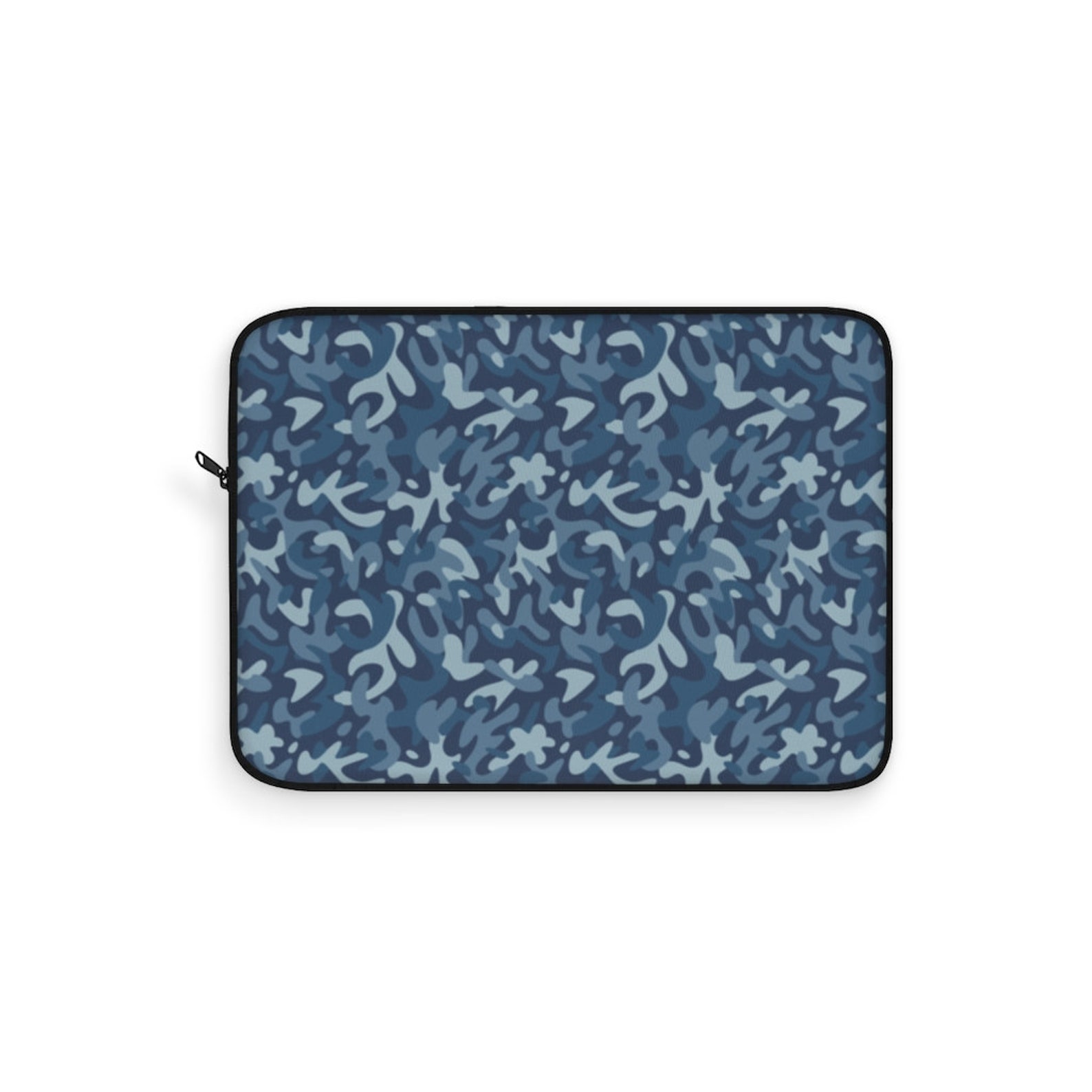 Blue Camo Laptop Sleeve Blue Laptop Sleeve Camouflage | Etsy
