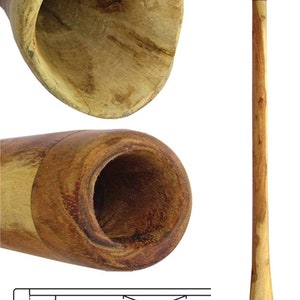 Terre Handmade Didgeridoo Eucalyptus 50&quot; 55&quot; 59&quot; length