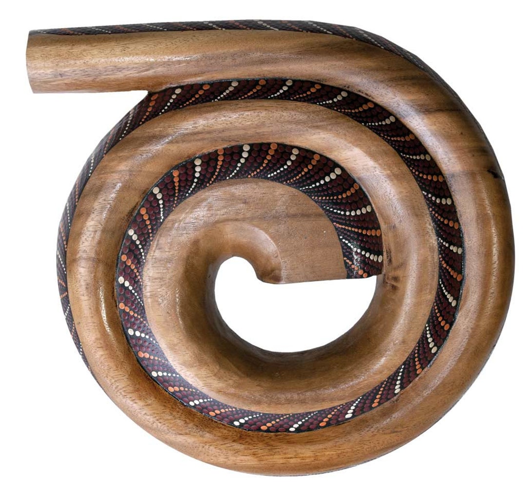 Didgeridoo Spiral Big Suar, 14 Diameter Painted Etsy