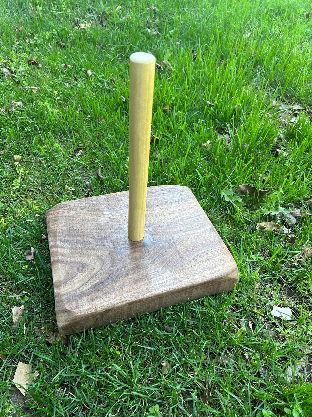 Black Walnut Didgeridoo Display Stand 1er Wood Heavy Duty Etsy