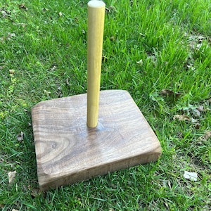 Schwarznussbaum Didgeridoo Display Ständer 1er Holz Heavyduty