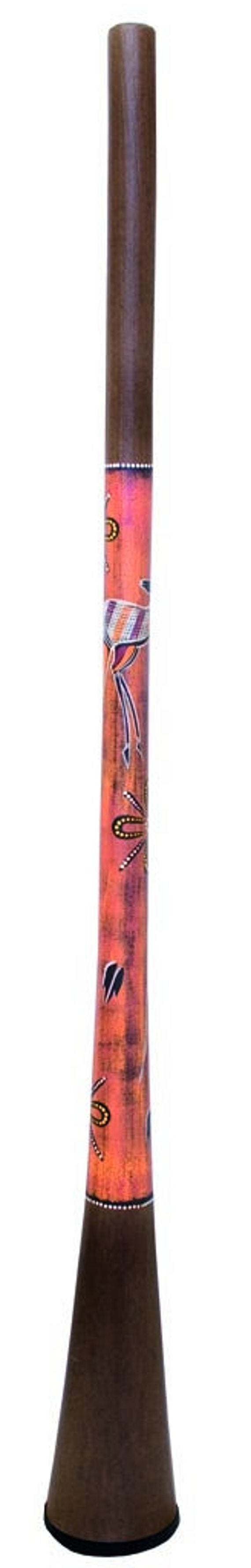 Baked wood Didgeridoo Paint 67 inch Tone D 