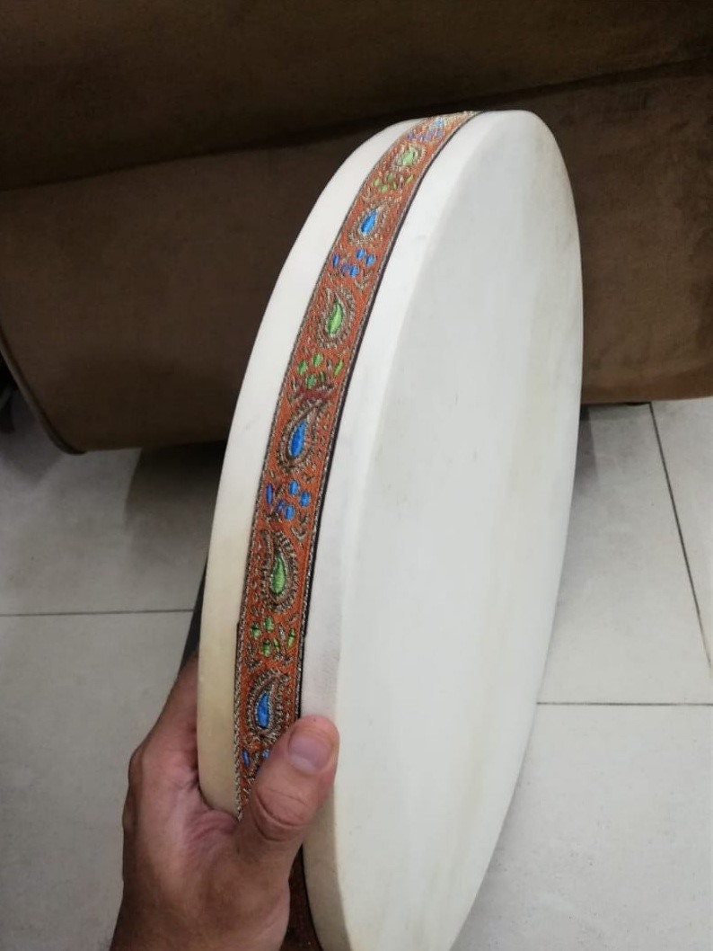 Tambour Océan Toseky - Instrument Percussion Enfant - Effet Vagues Apaisant - Motifs Animaux Marins