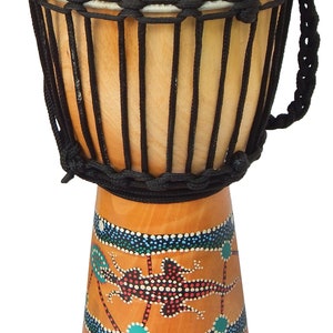 Djembe Standard Paint,  16" tall 8" head, 20" tall 10" head, 24" tall 12" head, NK149