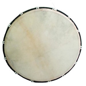 Terre Frame drum round 16" 20" with goat skin, Frame Drum, handmade
