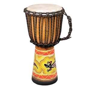 Djembe Beginner Paint, 10&quot; 12&#39; 16&quot; 20&quot; 24&quot;  tall.