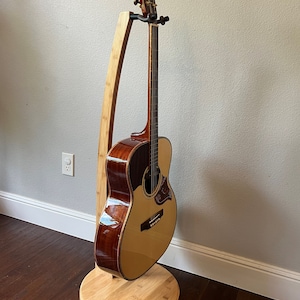 Bambus Gitarrenständer Display Rack für ein Instrument