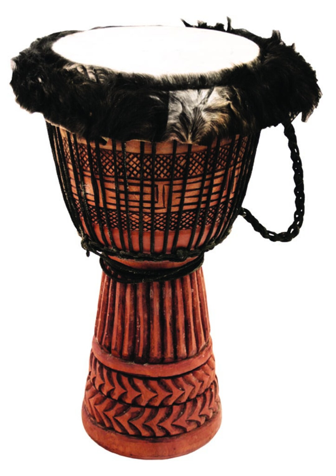New Djembe Master With Hair, 26 Tall, 1213 Head Etsy