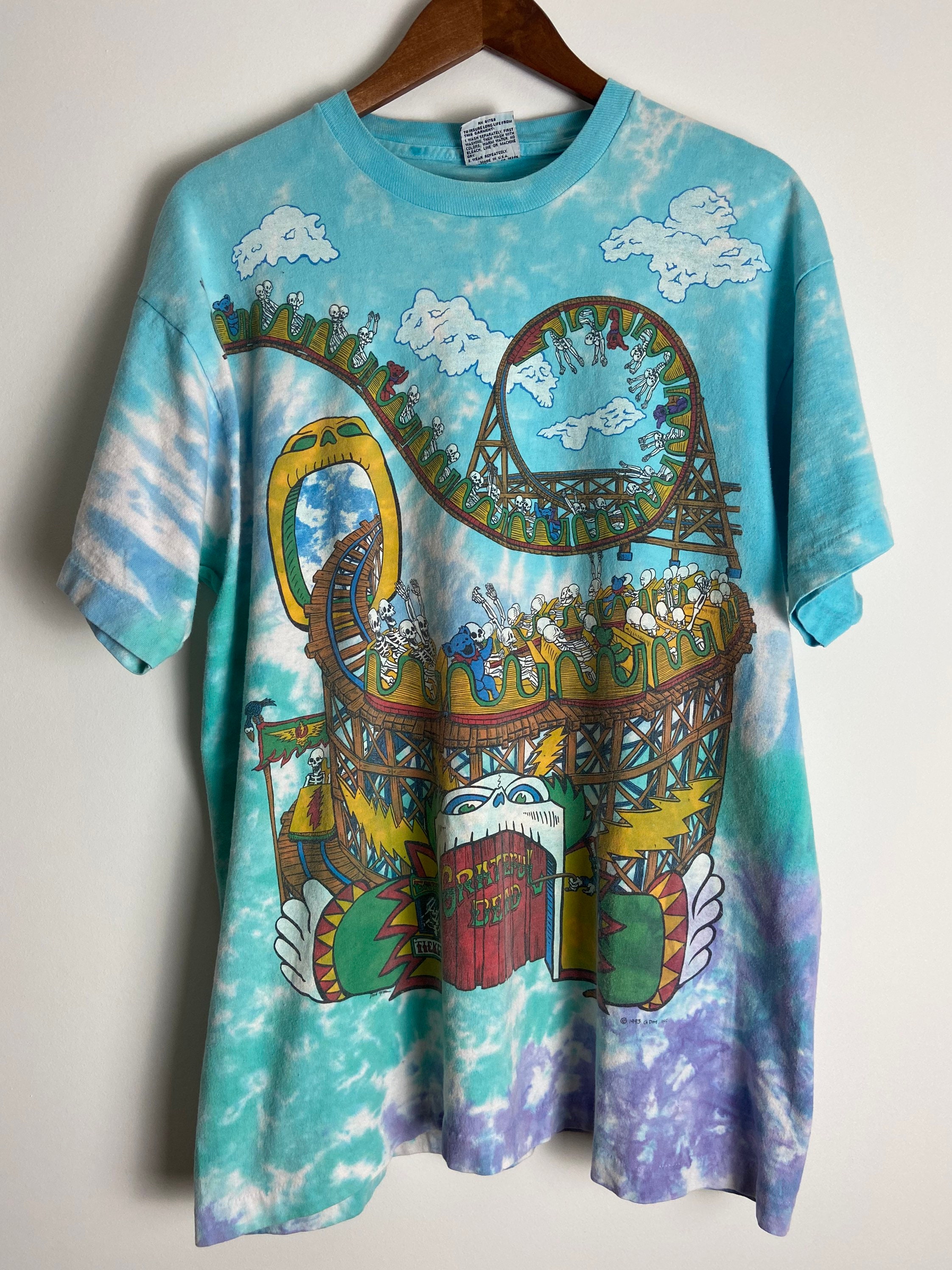 Grateful dead roller coaster shirt Clearance