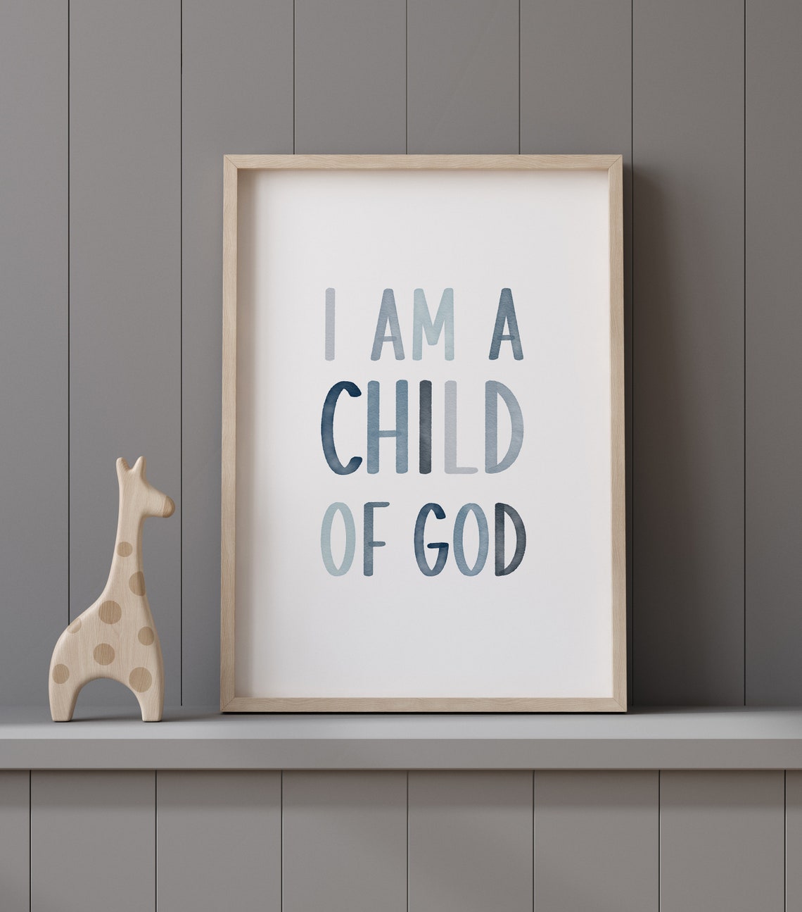 I Am a Child of God Nursery Bible Verse Child of God Print Etsy