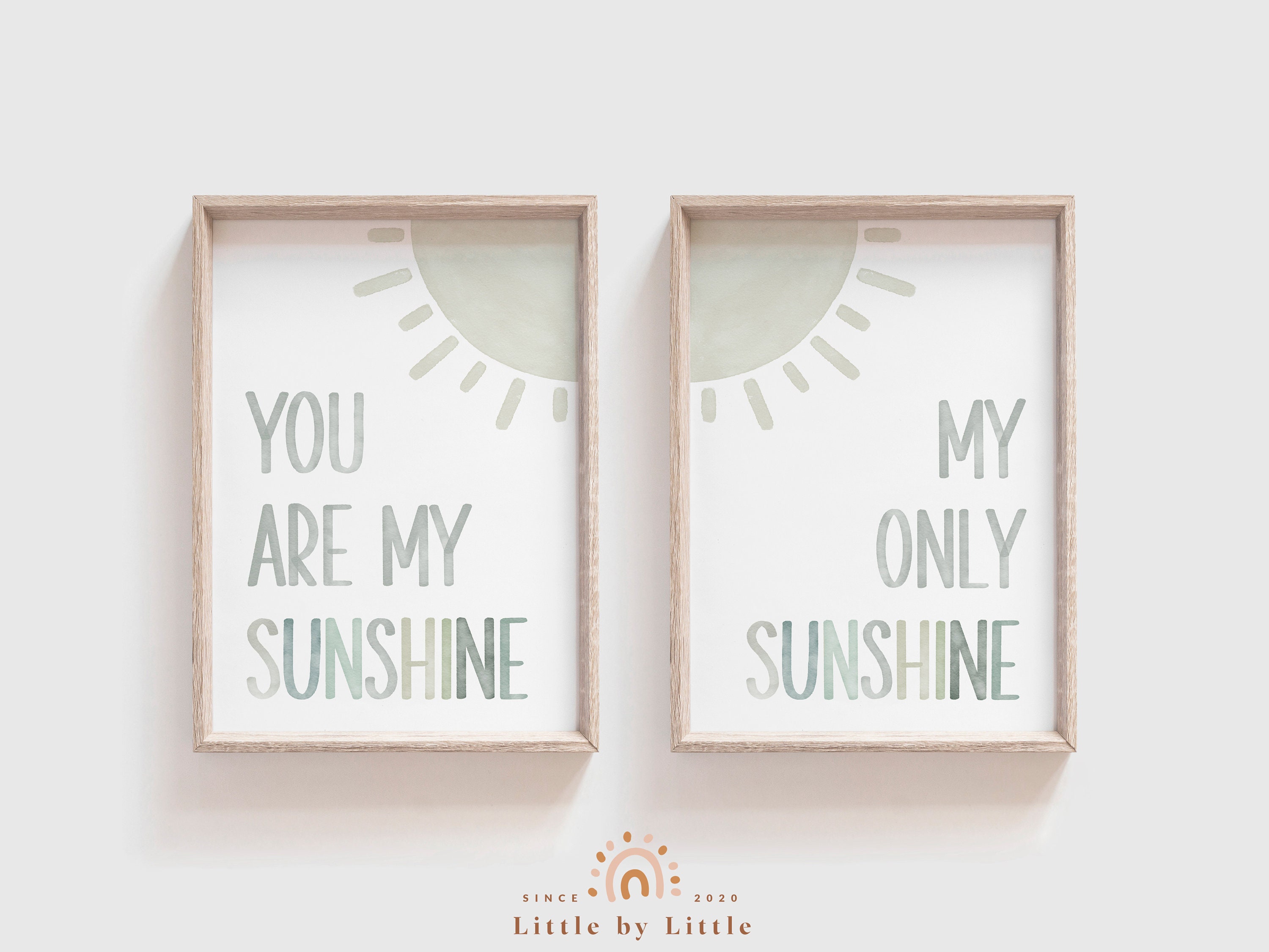 You Are My Sunshine Lyrics - Printable Nursery Watercolor Wall Art —  Karina Discovers