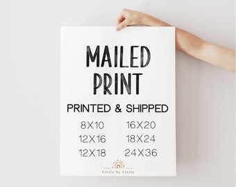 Print Your Order, Printing Service, Mailed Print, Free Shipping Poster, Printed and Shipped, High-Quality Print, Physical Print, Matte Paper