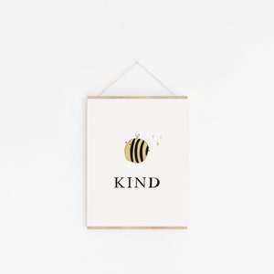 Bee Kind Printable, Bee Kind Print, Bee Kind Poster, Be Kind, Bee ...