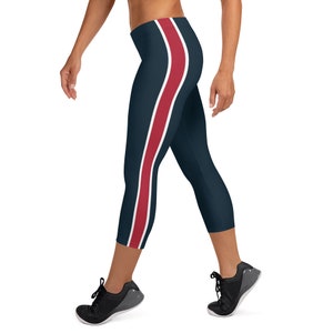 Houston Football Uniform Women&#39;s Capri Leggings