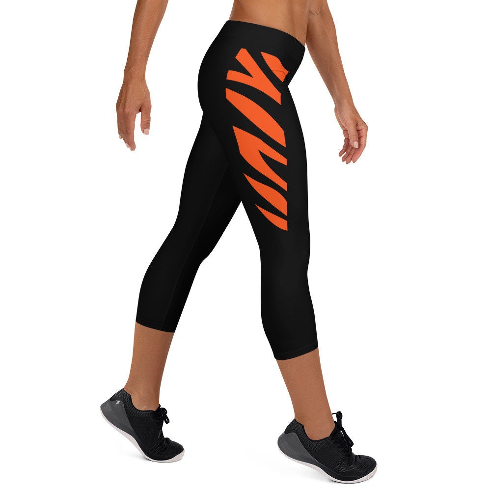 Bengals Football Uniform Women's Capri 