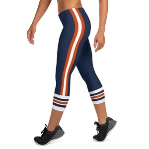 Chicago Football Uniform Women&#39;s Capri Leggings