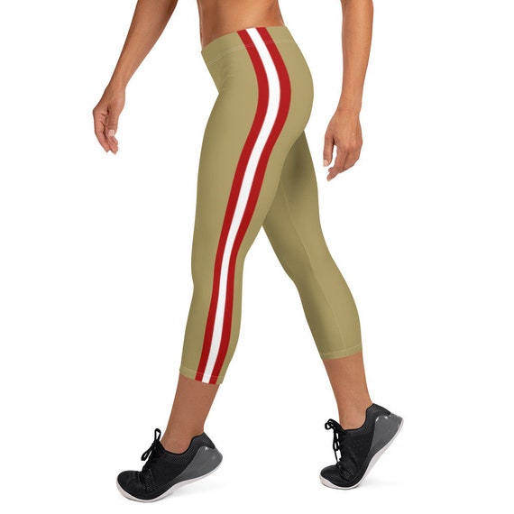 San Francisco Football Uniform Women's Capri Leggings / Game Day