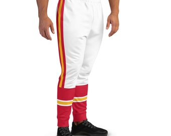 red and white nike sweats