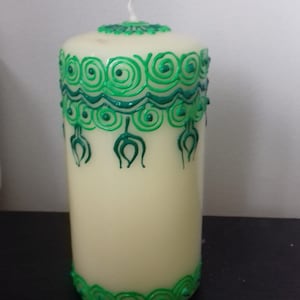 CLEARANCE SALE - Henna Decorated Scented Candles