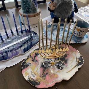CUSTOM marbled tray