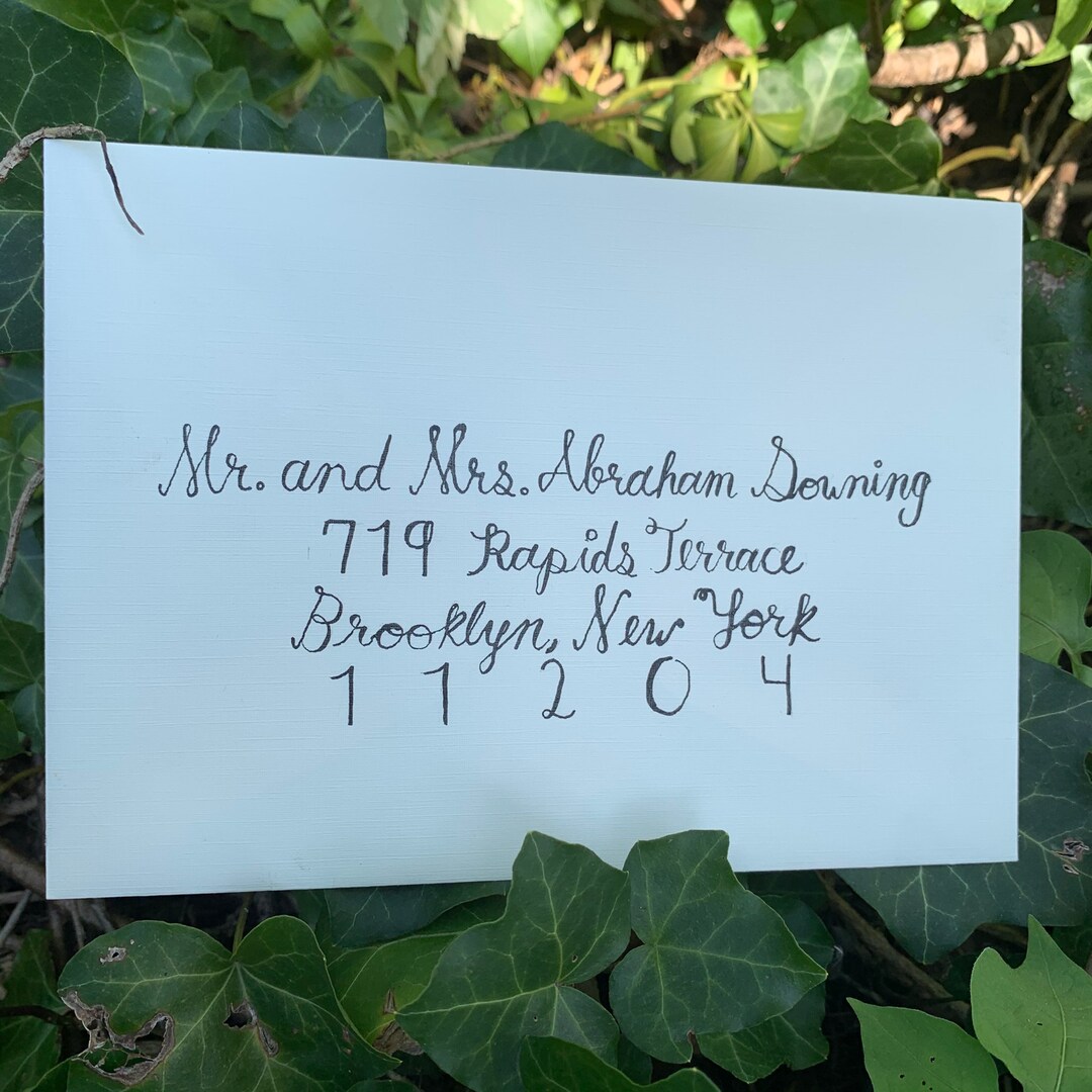 Calligraphy Envelope Addressing / Custom Envelope Calligraphy / Hand