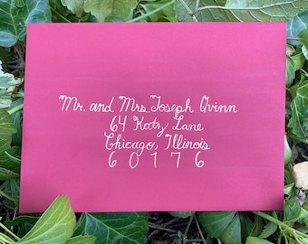 Custom Envelope Calligraphy / Traditional Envelope Addressing / Wedding Calligraphy Envelope / Classic Hand Calligraphy / Event Addressing