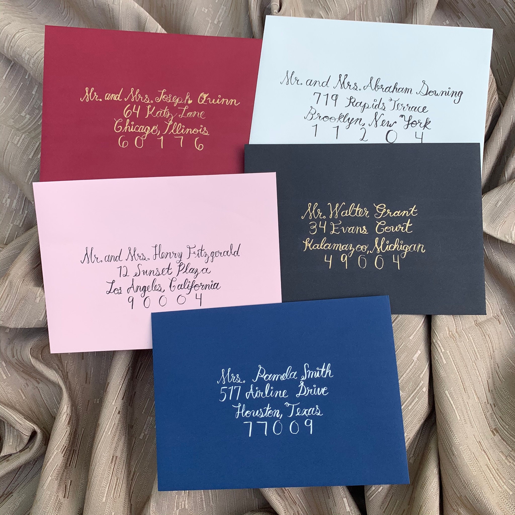 Calligraphy Envelope Addressing / Custom Envelope Calligraphy / Hand