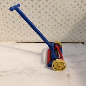 1:12 Maßstab Ideal Vintage Puppenhaus Rasenmäher